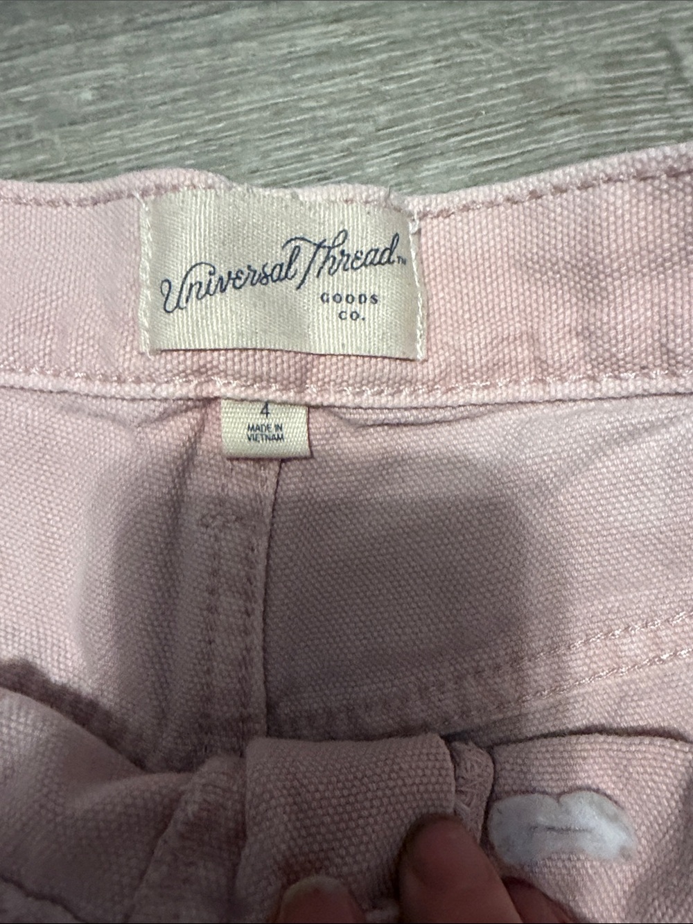 Universal Thread Pink High Rise Easy Barrel Leg Jeans Size 4 - Picture 3 of 8